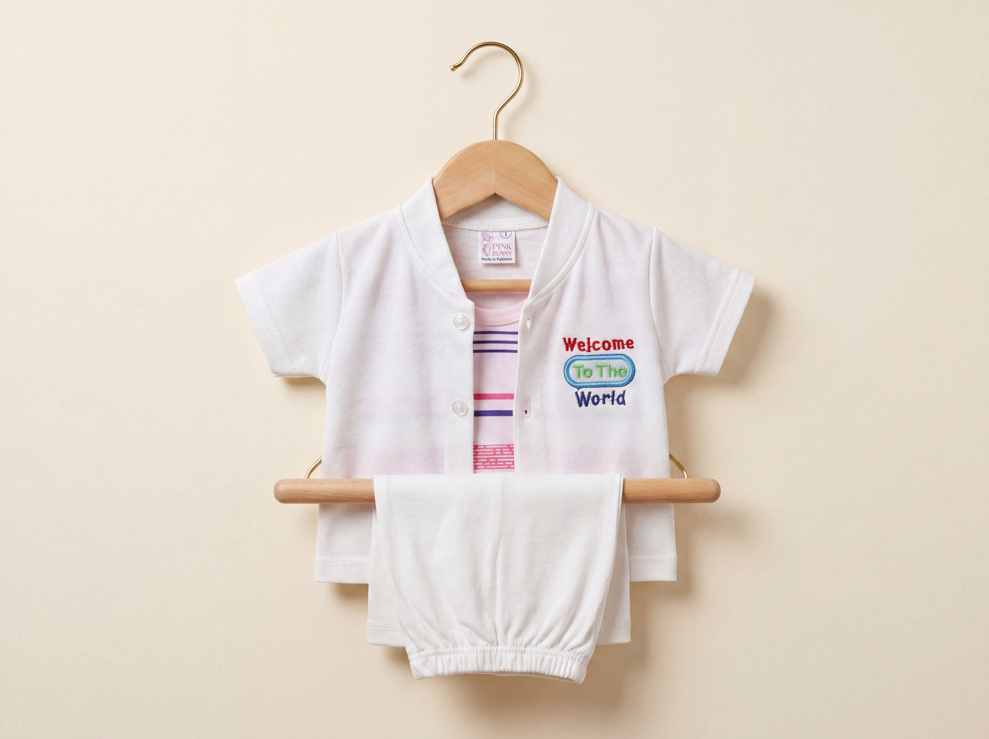 The Little Miracle 3-Piece Layette Set (Welcome To The World)