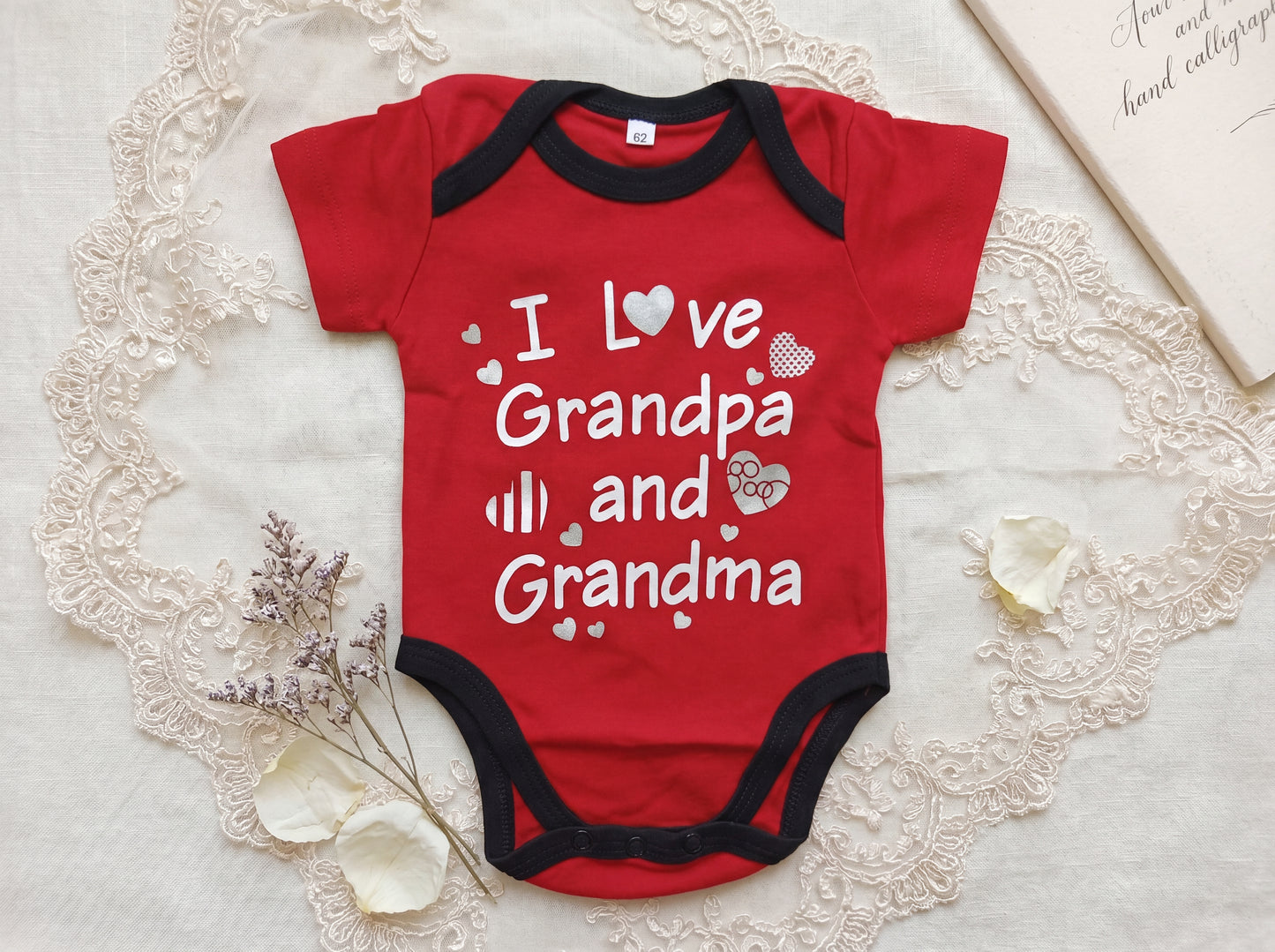 Special Grandparents Edition: Red Baby Onesie