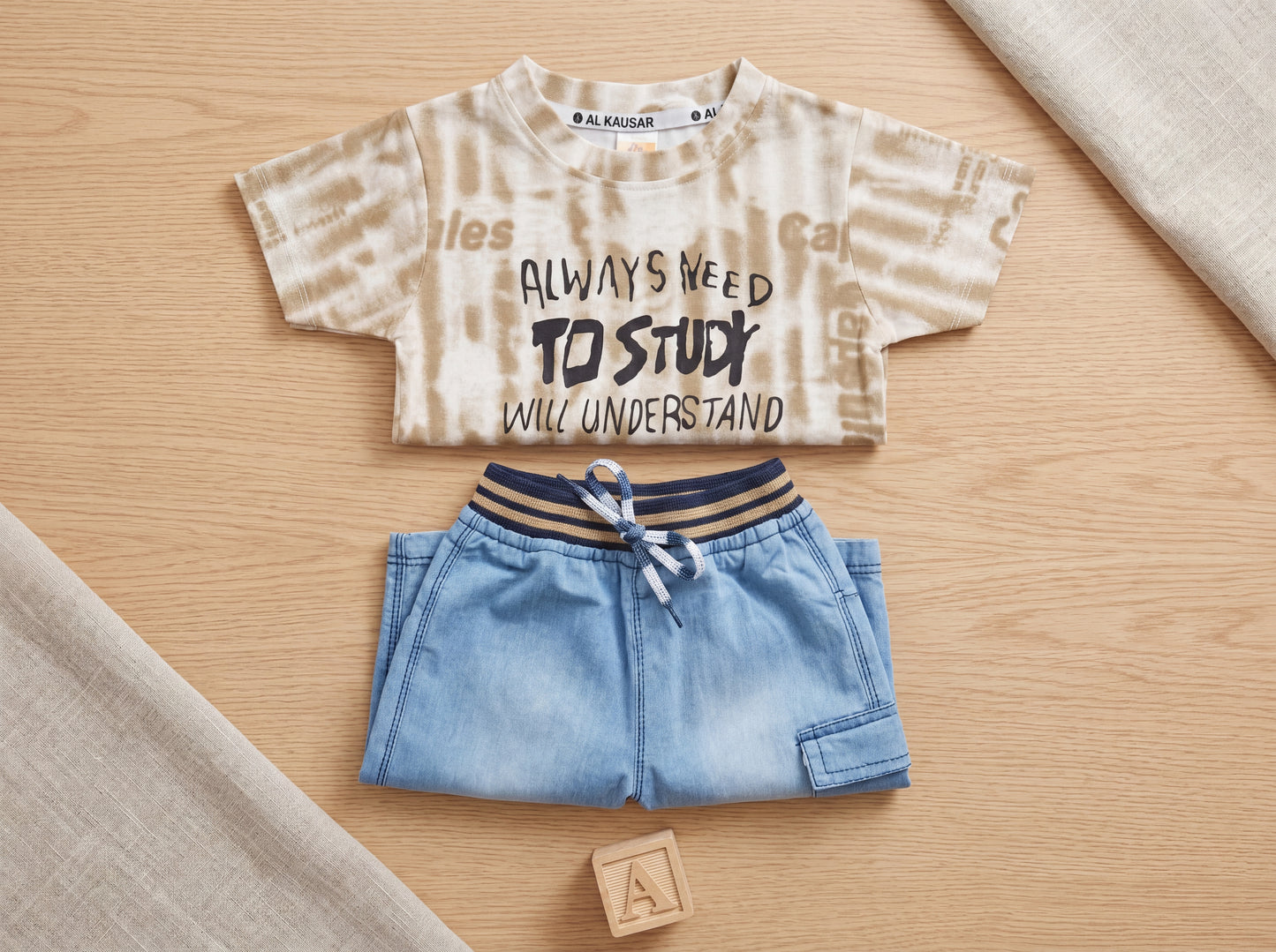 Premium "Little Scholar" 2-Piece Co-ord Set