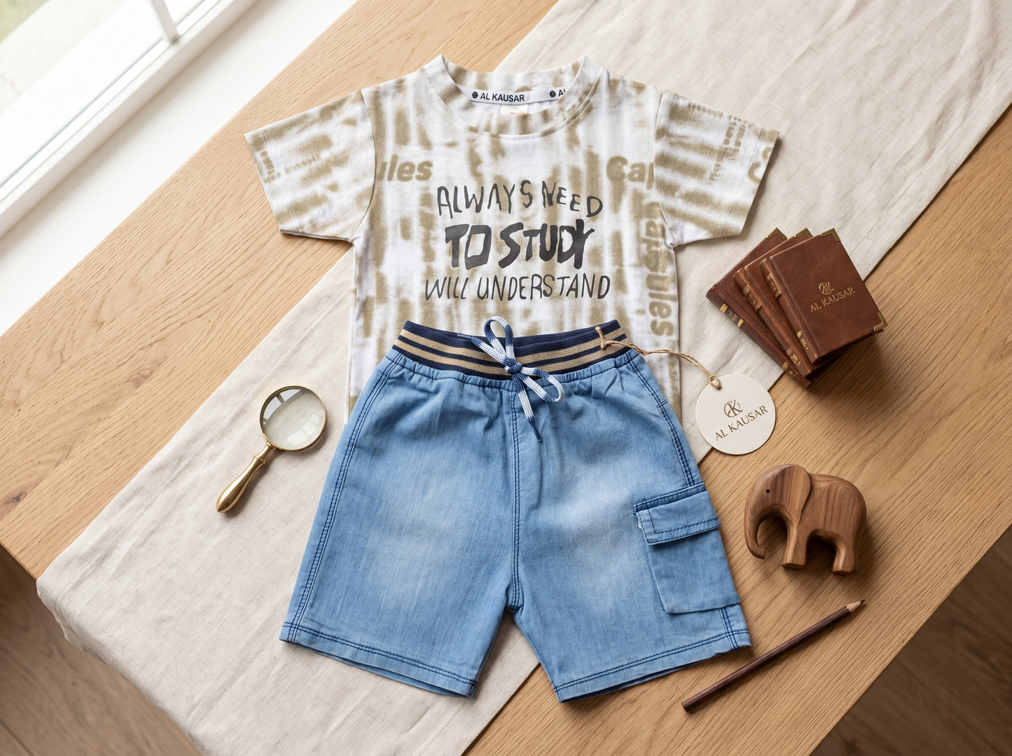 Premium "Little Scholar" 2-Piece Co-ord Set