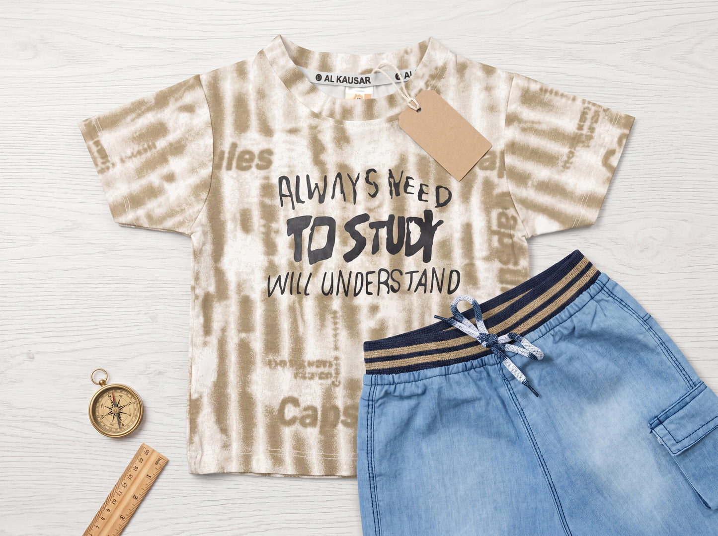 Premium "Little Scholar" 2-Piece Co-ord Set