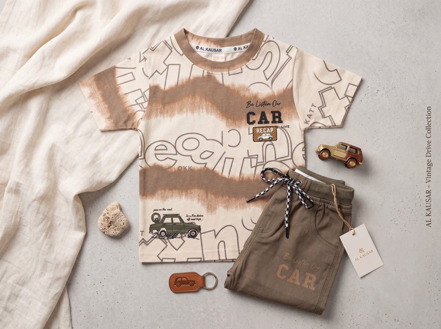 Little Racer Boys Summer Combo – T-Shirt & Shorts