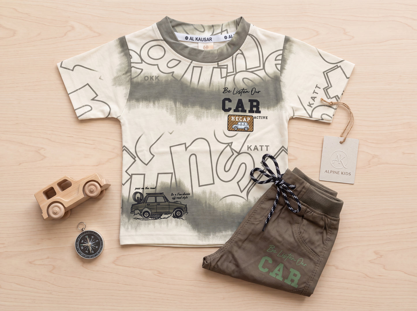 Little Racer Boys Summer Combo – T-Shirt & Shorts